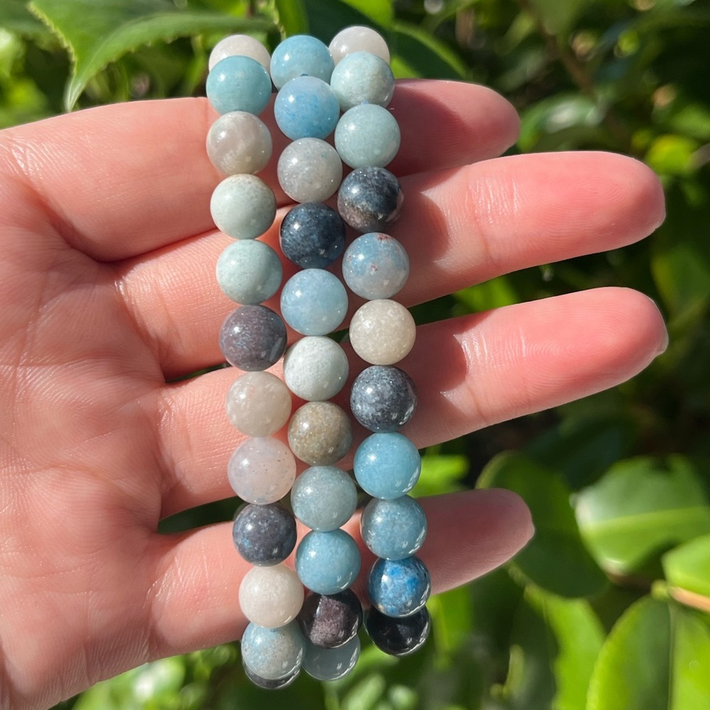 8mm stretchable trolleite bracelet‎